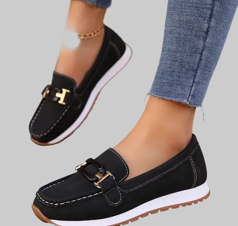 Emily - Mocasines con cadena entrelazada