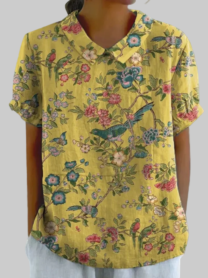Mila | Blusa Botánica Soleada