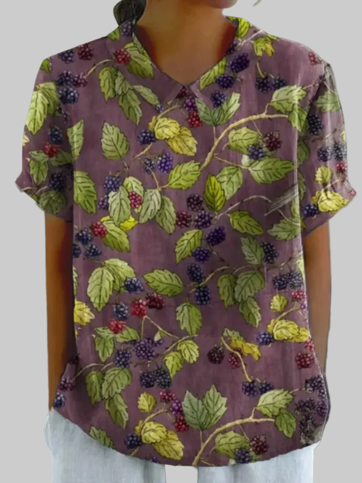Mila | Camisa de Bayas y Vides