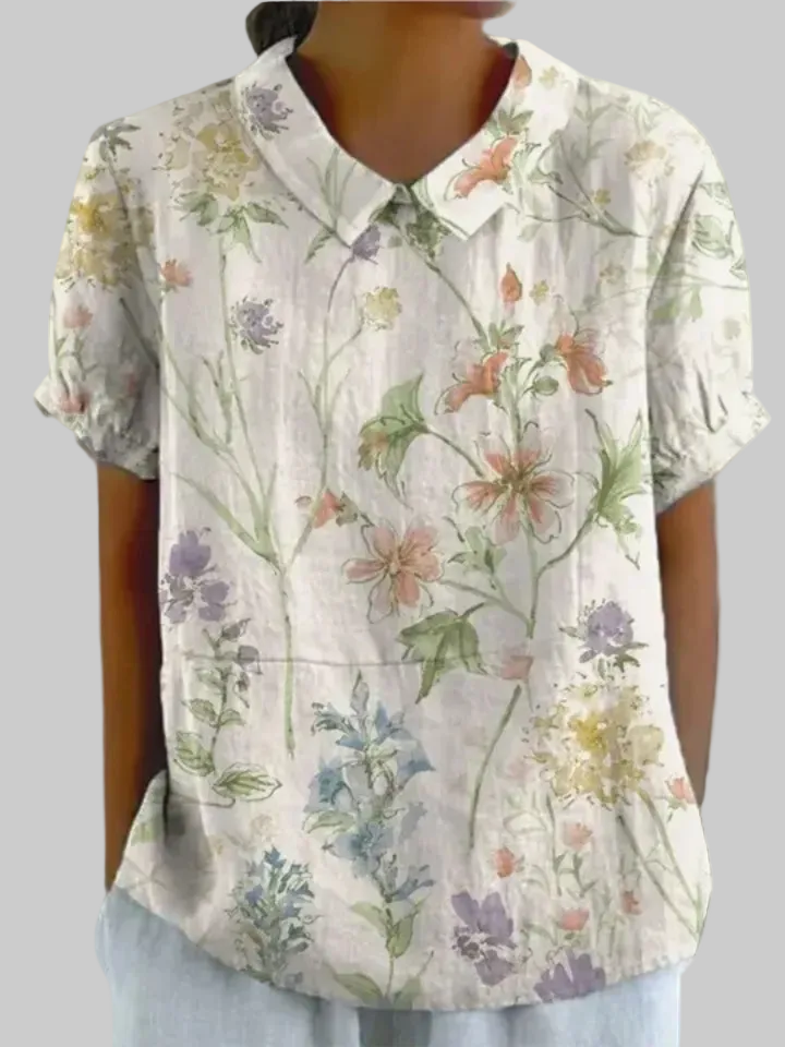 Mila | Camisa Floral Pastel II