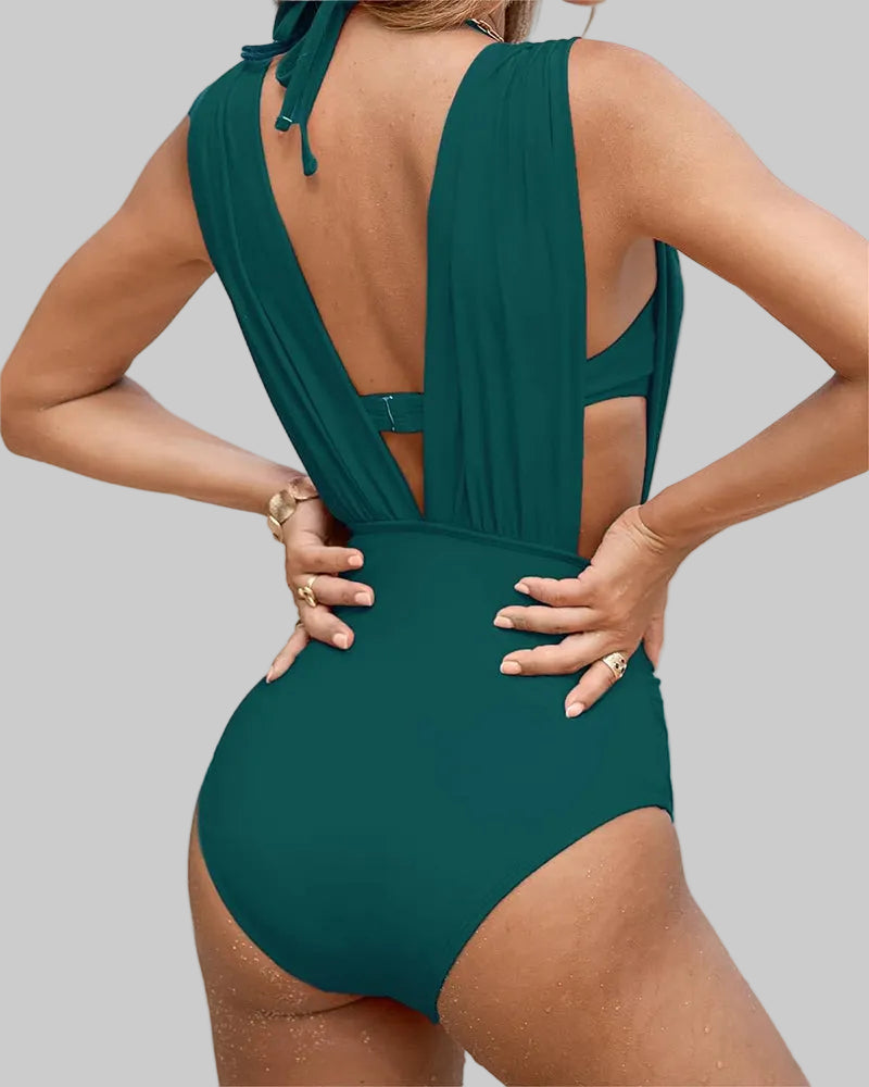 Karina | Traje de Baño con Efecto Control de Abdomen en V