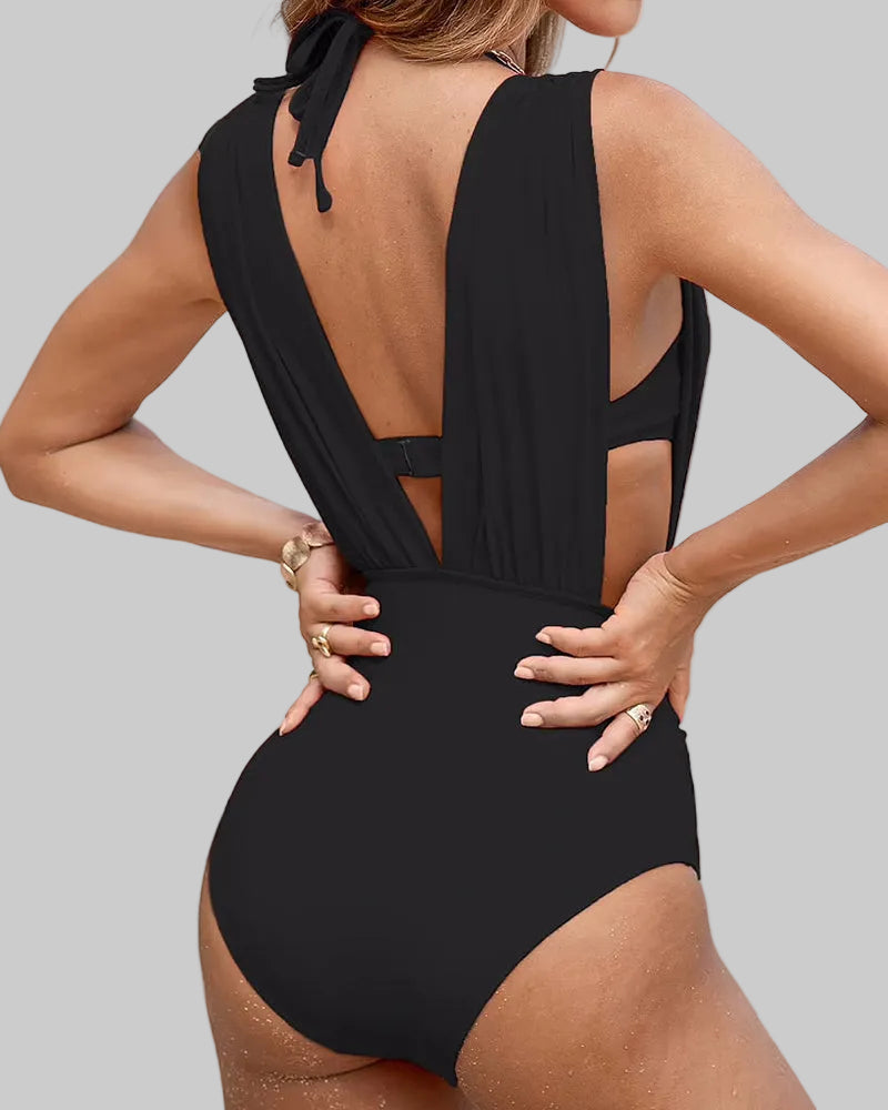 Karina | Traje de Baño con Efecto Control de Abdomen en V