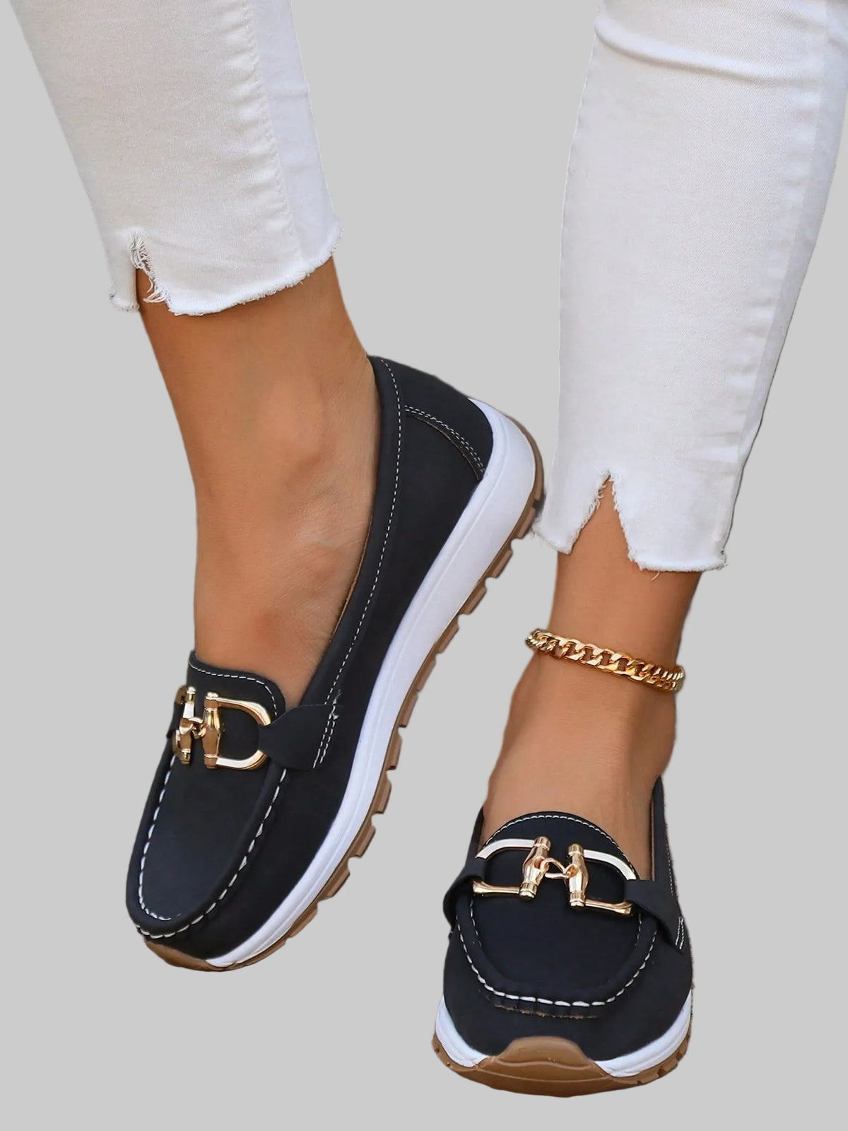 Elly - Mocasines elegantes con hebilla