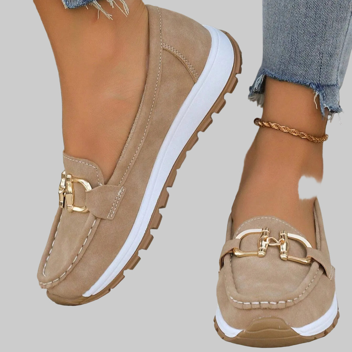 Elly - Mocasines elegantes con hebilla