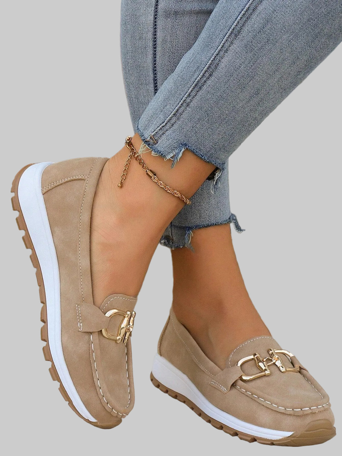 Elly - Mocasines elegantes con hebilla
