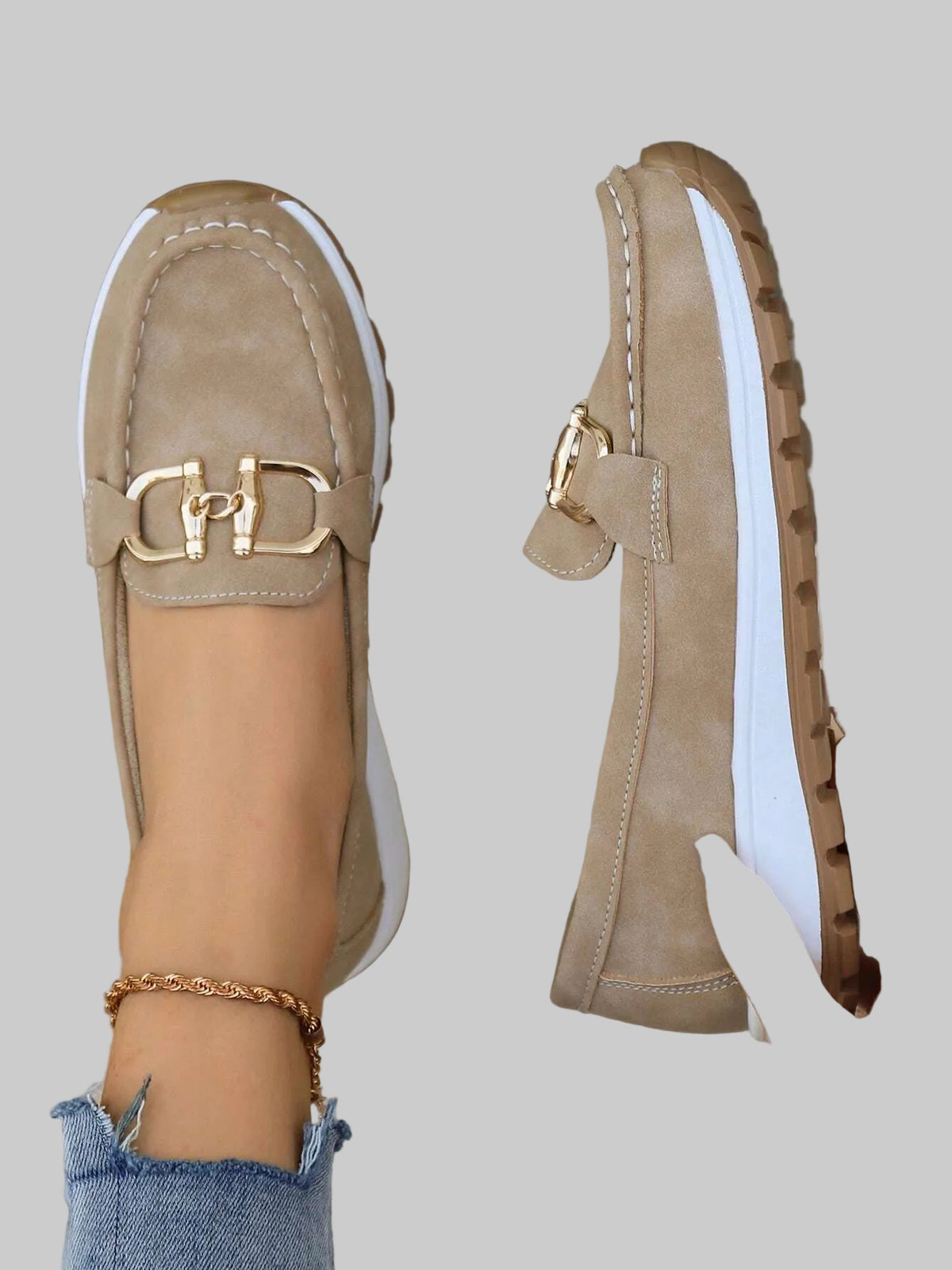 Elly - Mocasines elegantes con hebilla