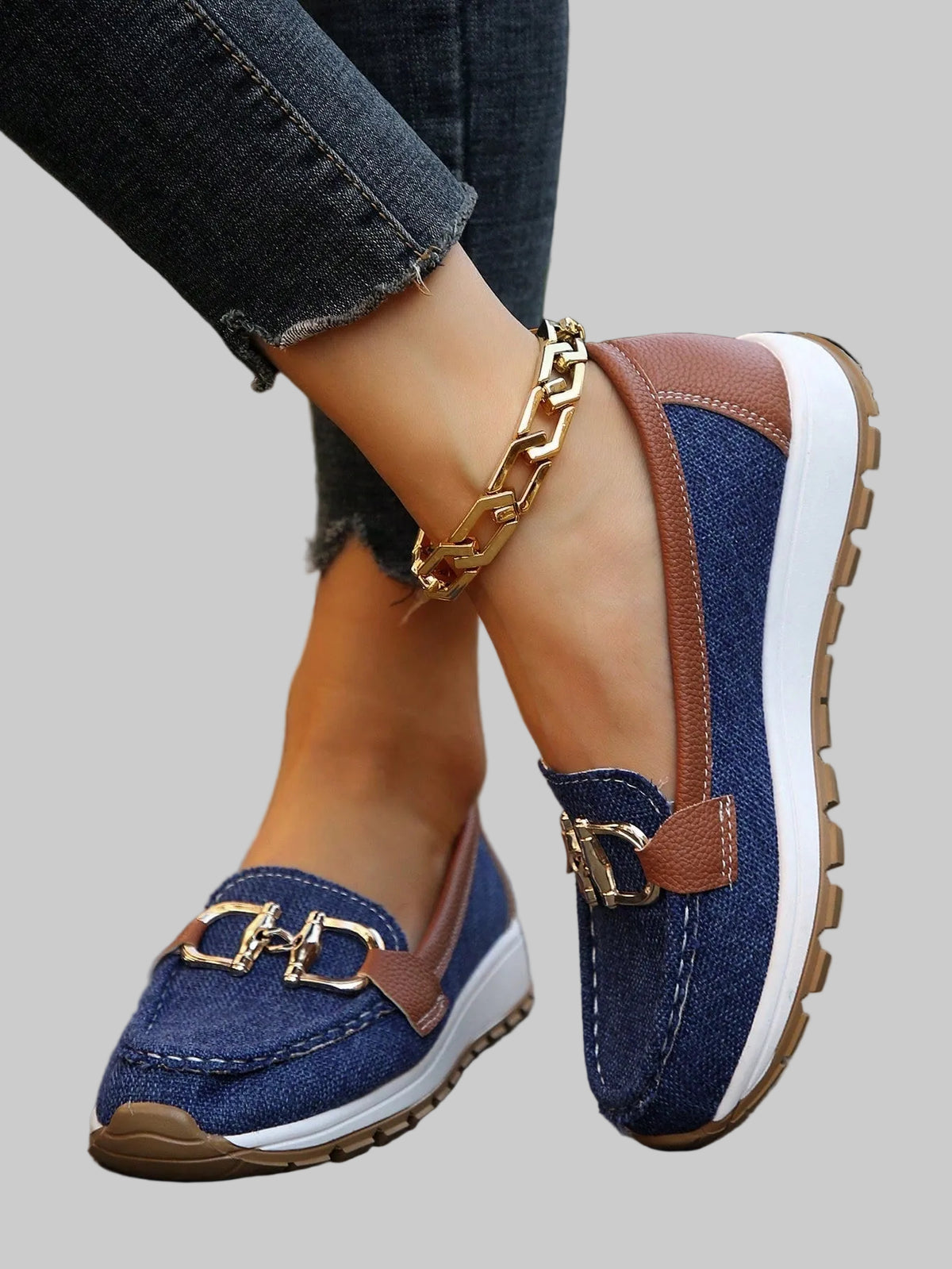 Elly - Mocasines elegantes con hebilla