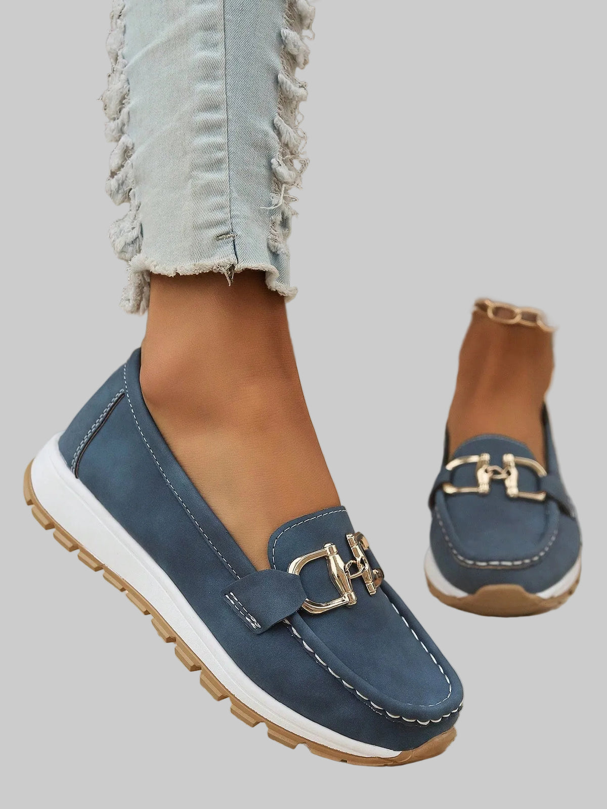 Elly - Mocasines elegantes con hebilla