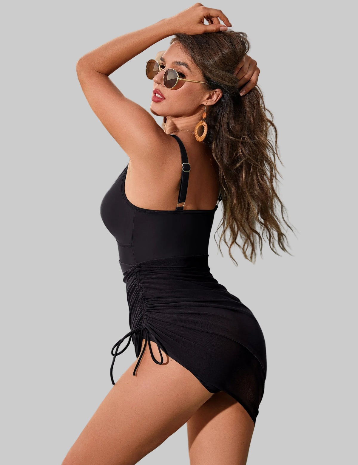 Lena | Traje de Baño con Control de Abdomen y Protección Solar