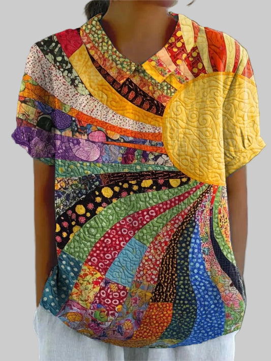Lila | Camisa Patchwork II