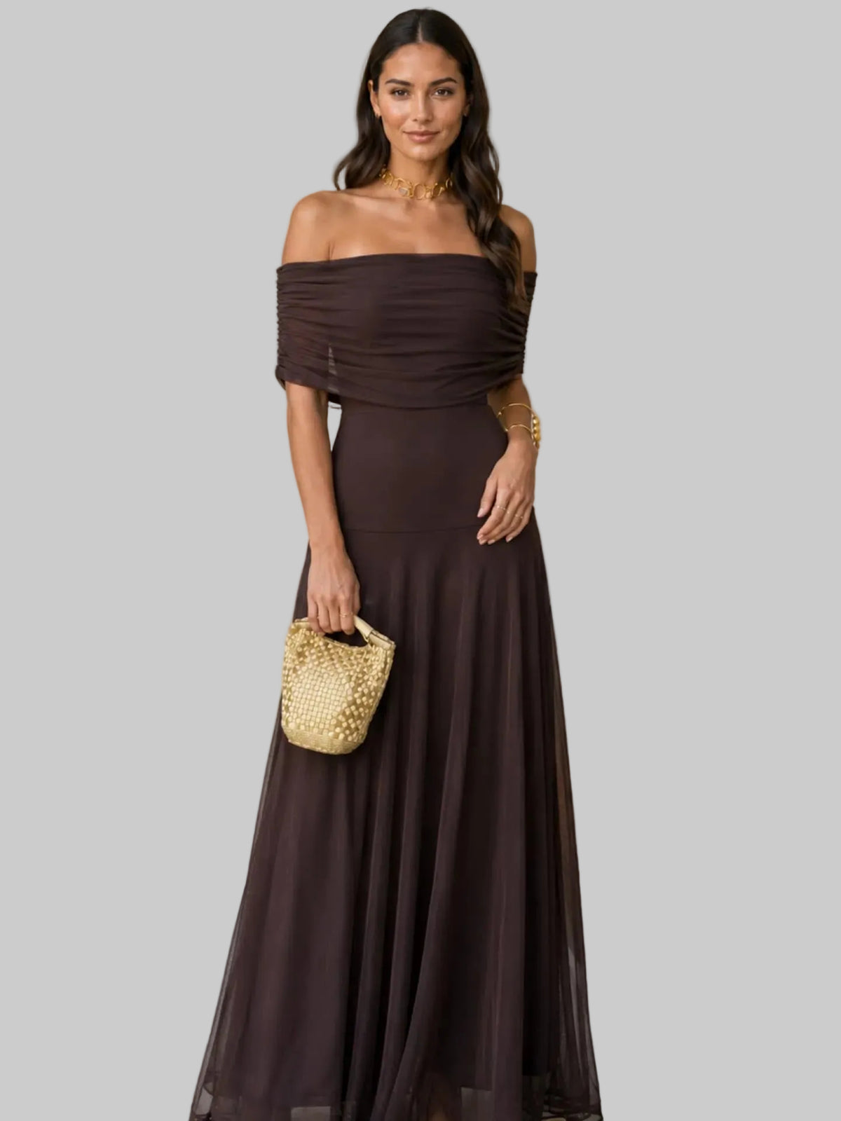 Vestido Toledo en color marrón