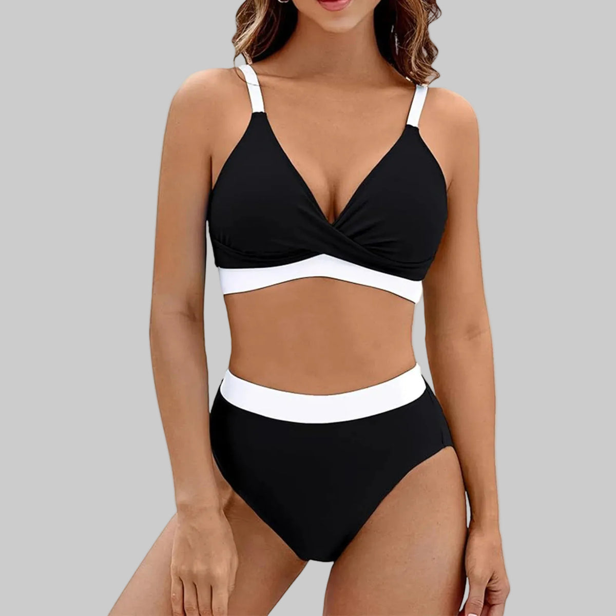 Sarena | Bikini Moldeador de Abdomen con Elegante Escote en V