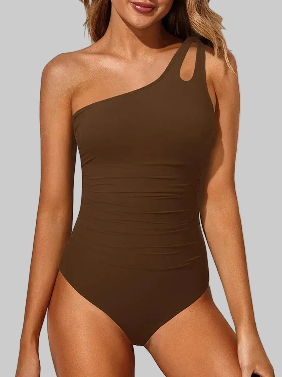 Solaya | Traje de Baño de un Solo Hombro