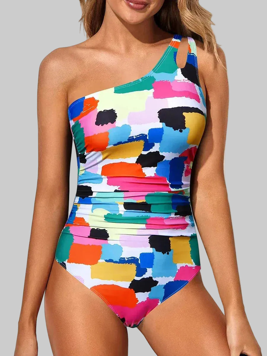Solaya | Traje de Baño de un Solo Hombro
