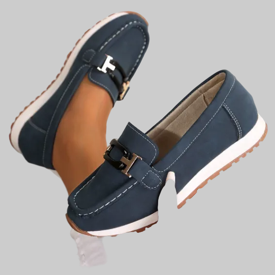Emily - Mocasines con cadena entrelazada