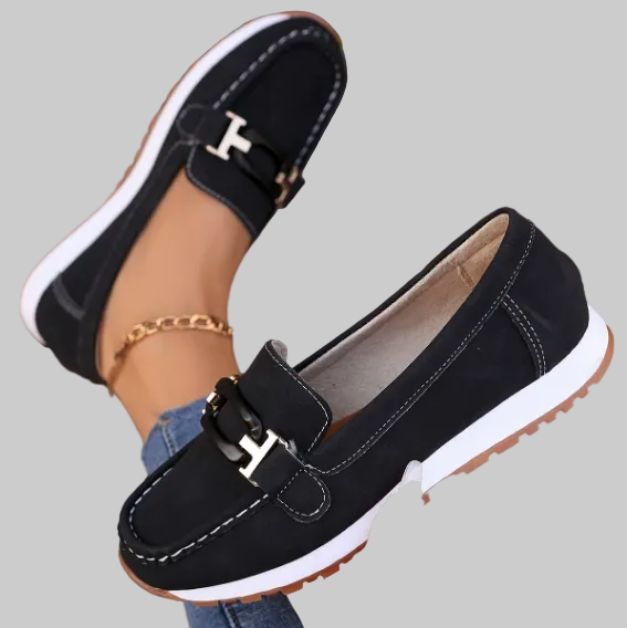 Emily - Mocasines con cadena entrelazada