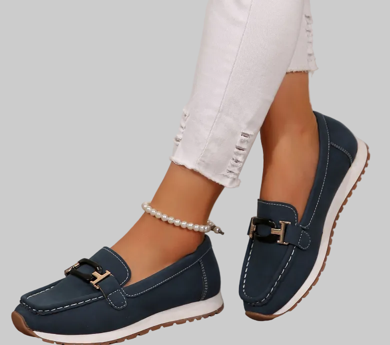 Emily - Mocasines con cadena entrelazada