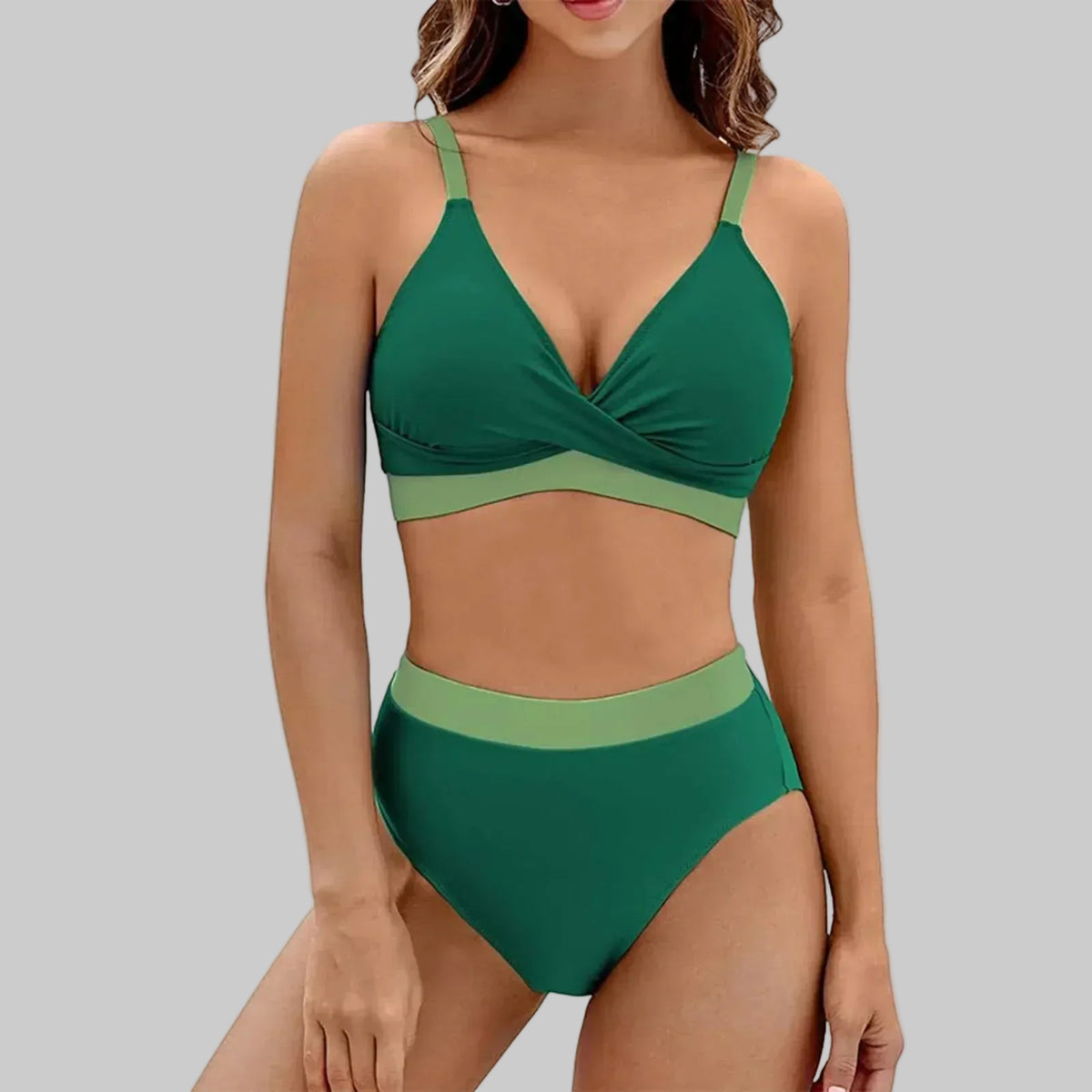 Sarena | Bikini Moldeador de Abdomen con Elegante Escote en V