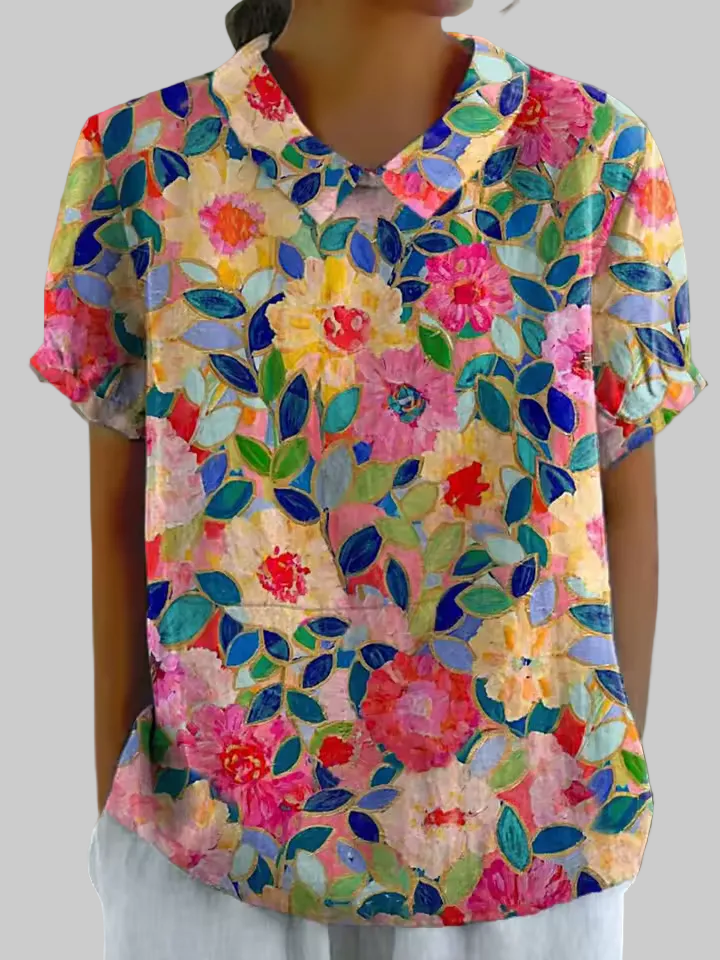 Cleo | Camisa Floral Radiante