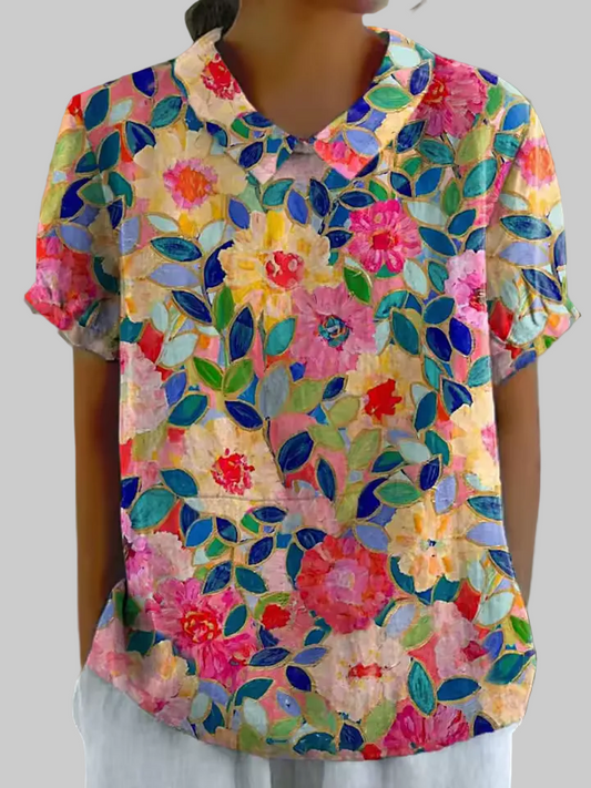 Cleo | Camisa Floral Radiante