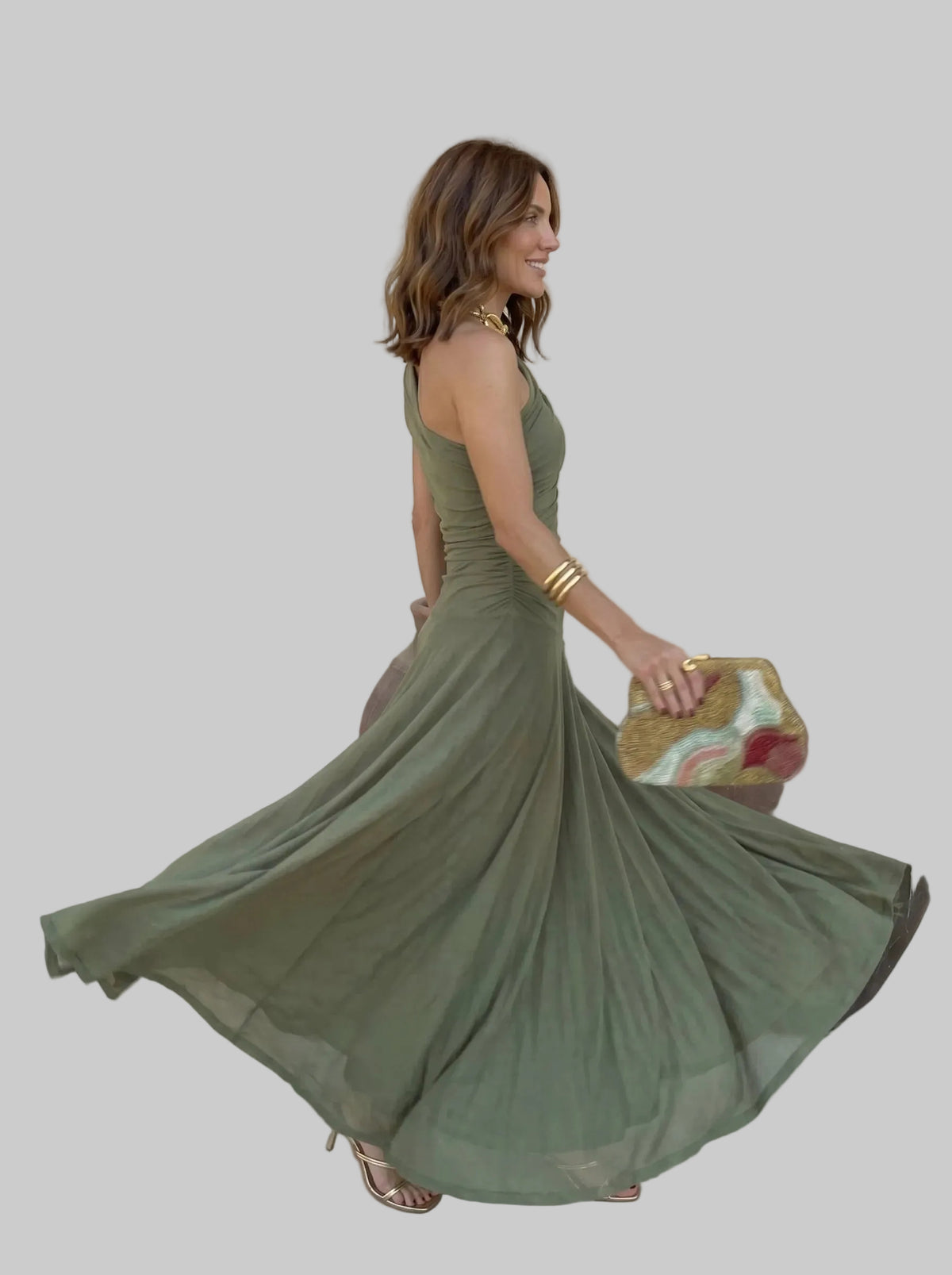 Vestido Largo Toledo Verde