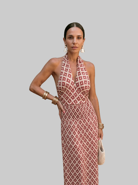 Vestido Elegante con Diseño de Hombros Descubiertos
