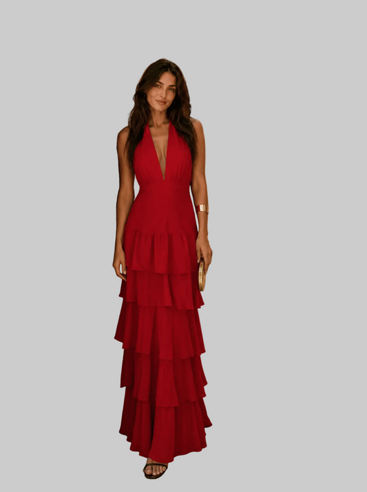Vestido Manila en rojo