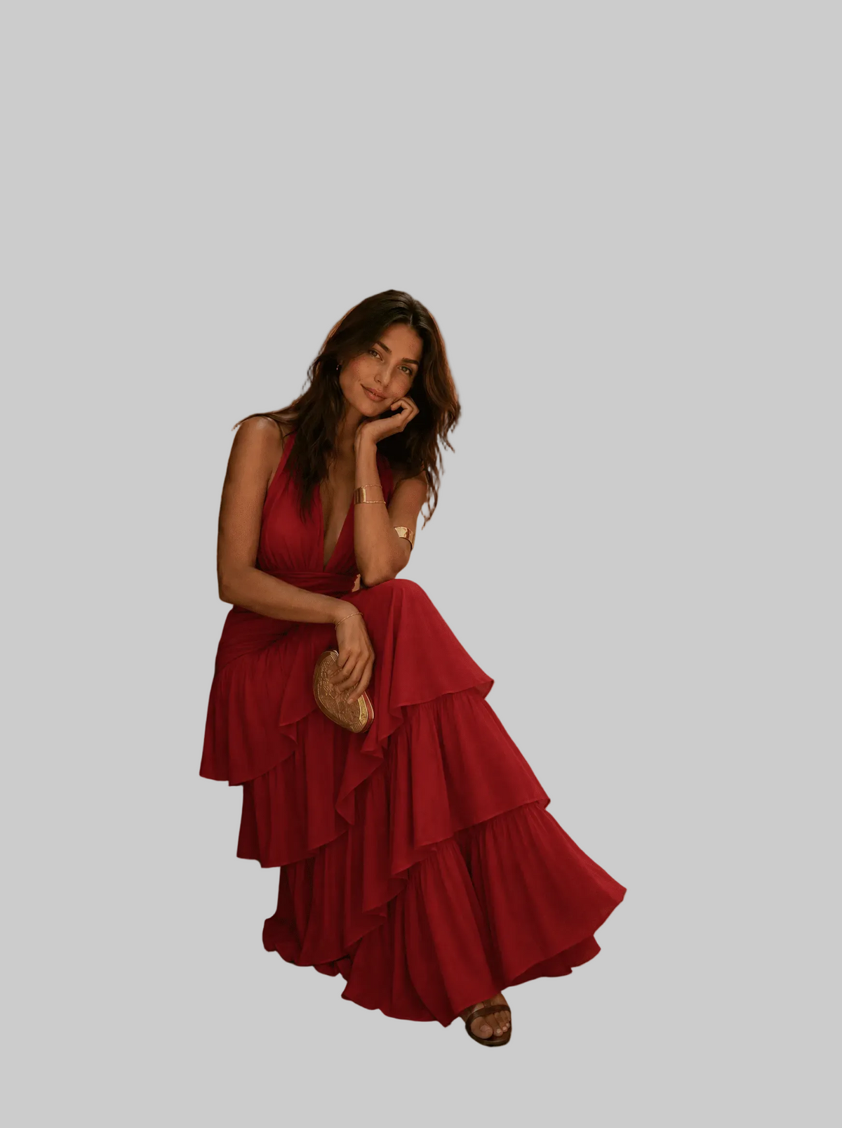 Vestido Manila en rojo