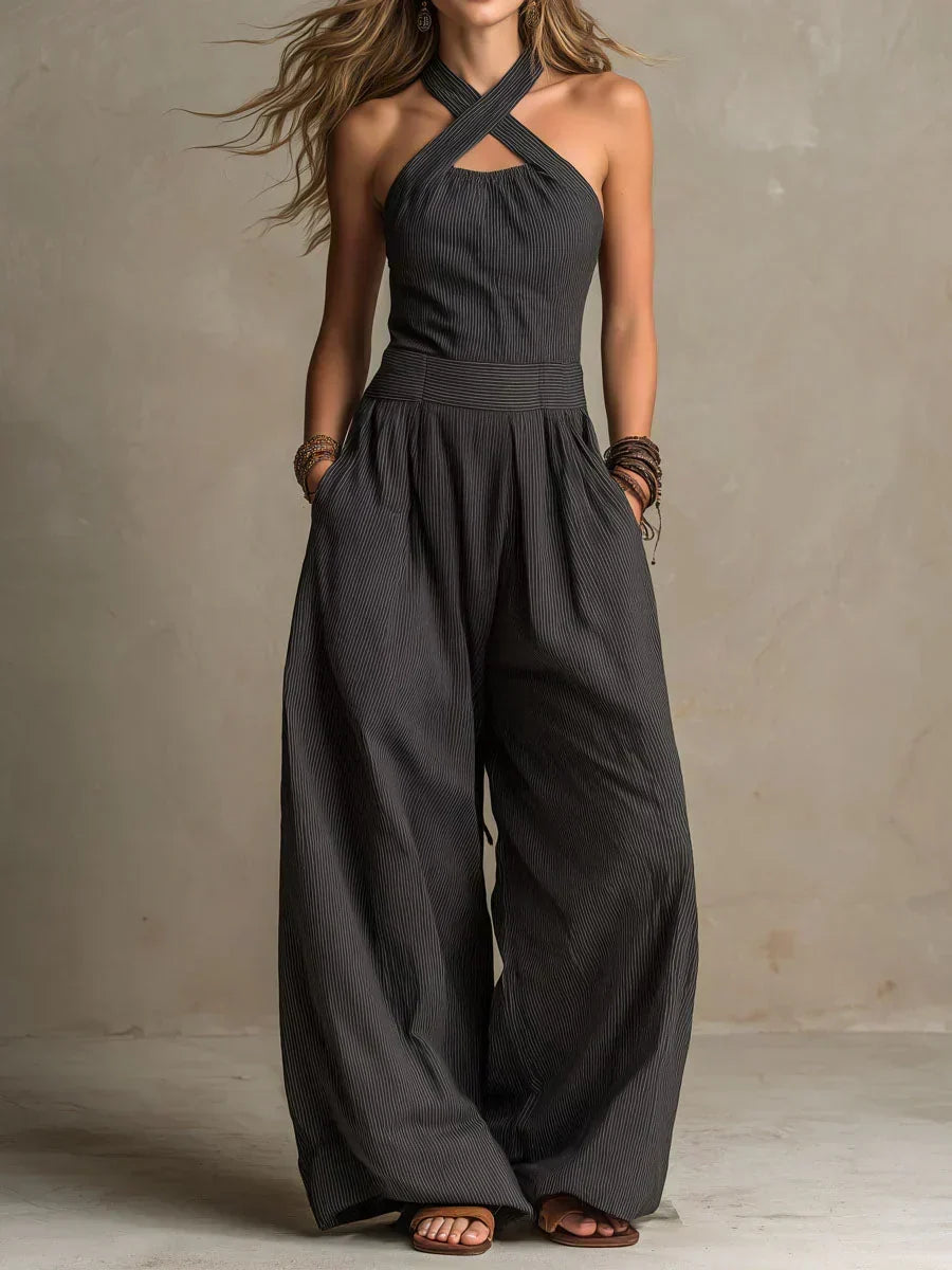VELAMAR | MONO ELEGANTE CON ESCOTE CRUZADO
